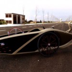 BamTrike: Futuristisches Designer Liege-Dreirad aus Bambus